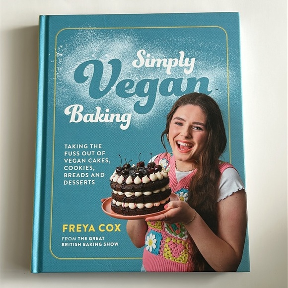Brand New “Simply Vegan Baking” Hardcover Book by Freya Cox - Picture 1 of 7